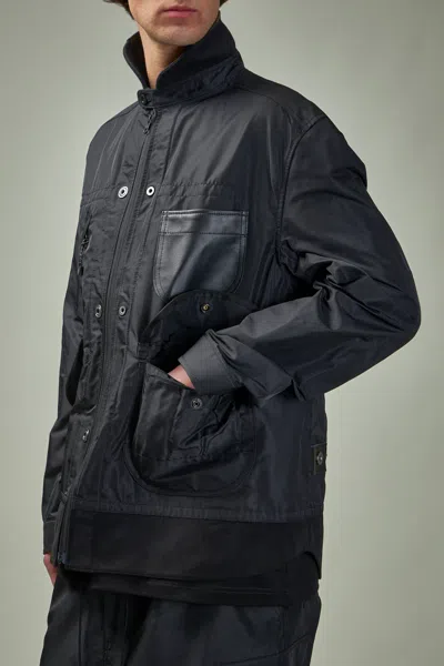 Junya Watanabe Oakley Reversible Zip-up Jacket In Black