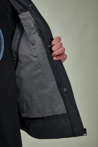 Junya Watanabe Oakley Reversible Zip-up Jacket In Black