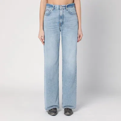 Haikure Flora Light Washed Jeans In Multi