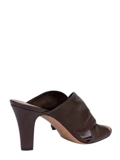Paris Texas 75mm Maria Mules In Brown