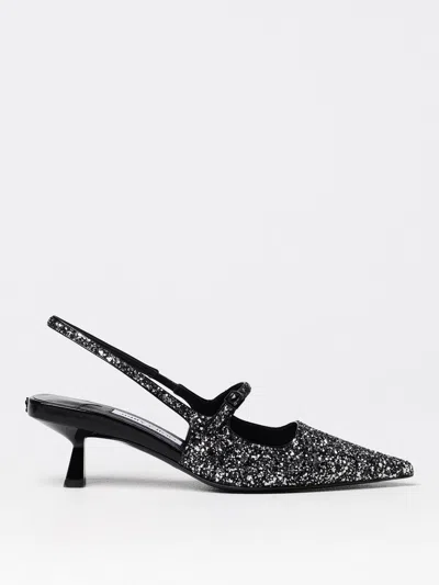 Jimmy Choo Sparkling 45mm Pointed Toe Slingback Pumps In Black