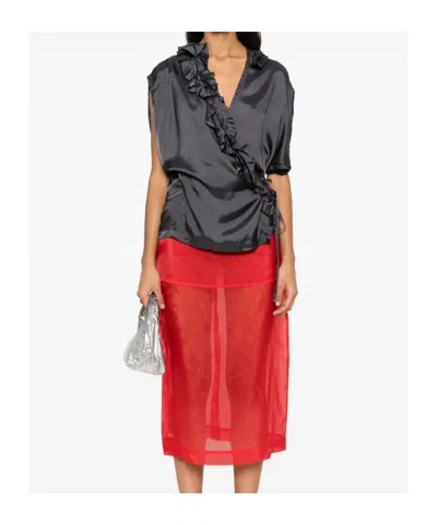 Dries Van Noten Clematis Blouse In Black