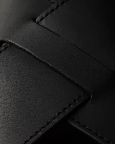 Prada Crossover Strap Detailed Slingback Sandals In Black