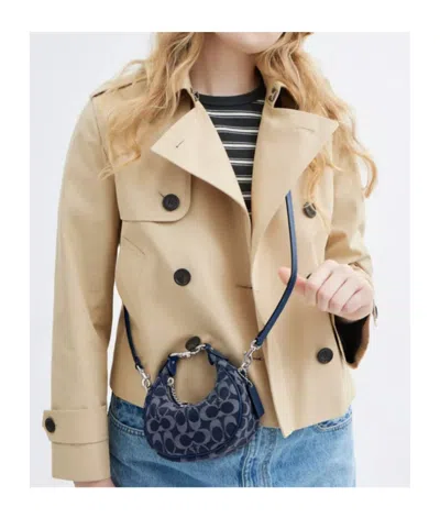 Coach Jonie Bag In Signature Denim In Black