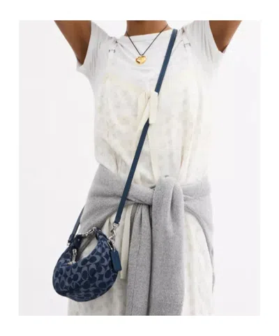 Coach Jonie Bag In Signature Denim In Black