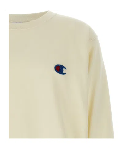 Undercover Champion X Sweatshirt Col Rond In White