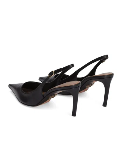 Dolce & Gabbana Dolce&gabbana Low Black Patent Leather Slingback In Black