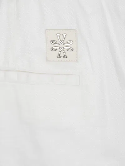 Jacob Cohen Low Fit Carrot Daniel Denim Trousers In White