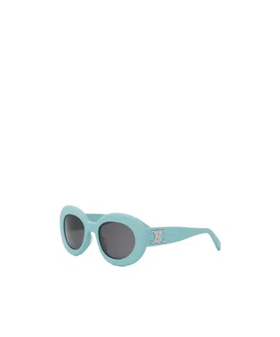 Celine Full Frame Sunglasses In Blue