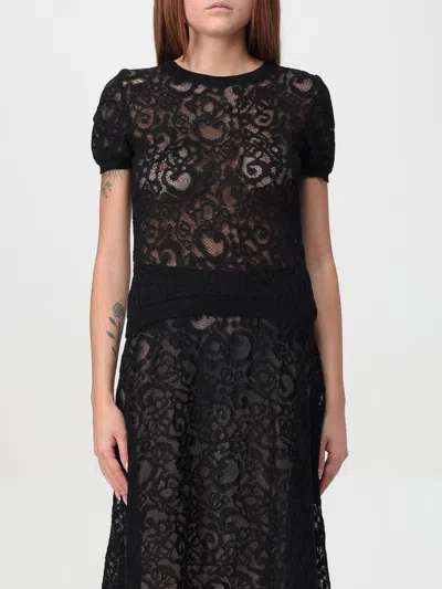 Moschino Top  Couture Woman Color Black In Black
