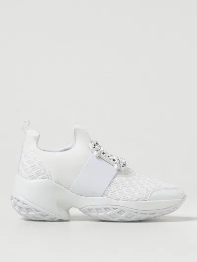Roger Vivier Viv Run White Sneakers