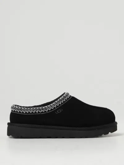 Ugg 40mm Tazz Shearling Platform Loafers In Black