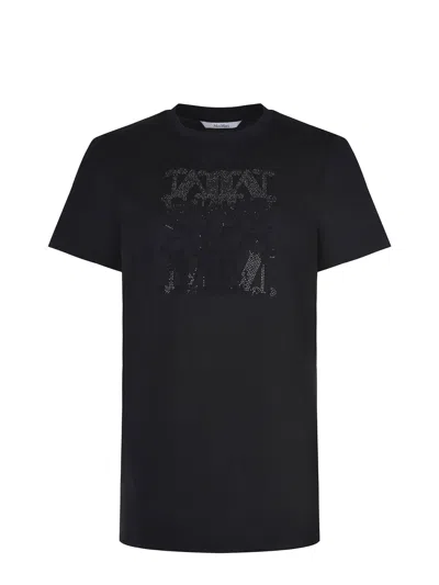 Max Mara Taverna Logo T-shirt Black