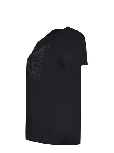 Max Mara Taverna Logo T-shirt Black