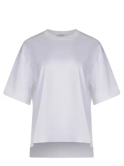 Max Mara Maser Short White Cotton T-shirt