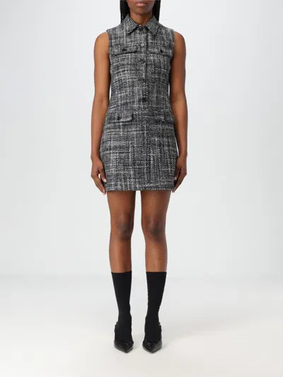 Theory Women's Mela Tailored Tweed Minidress In Black Multi