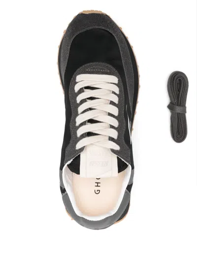 Ghoud Panelled Sneakers In Black