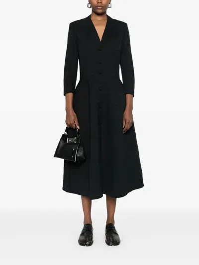 Aganovich Panelled Coat In Black
