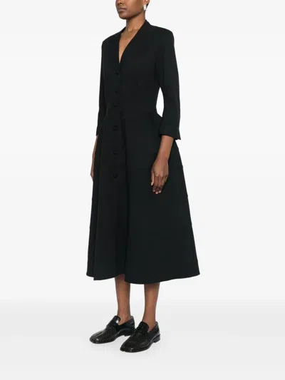 Aganovich Panelled Coat In Black