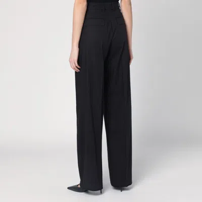 The Latest Wide Black Axel Trousers In Black