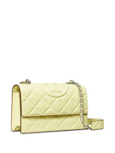 Tory Burch Frozen Zest Goat Leather Bags In Yellow