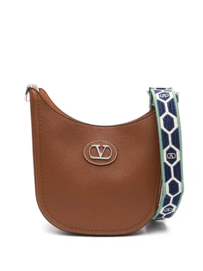 Valentino Garavani Medium Hobo Antibes In Burgundy