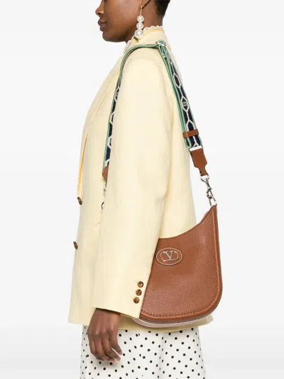 Valentino Garavani Medium Hobo Antibes In Burgundy