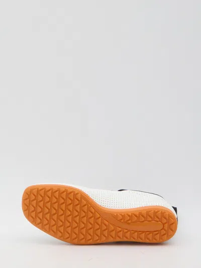 Valentino Chromathon Low-top Sneakers In Perforated Leather