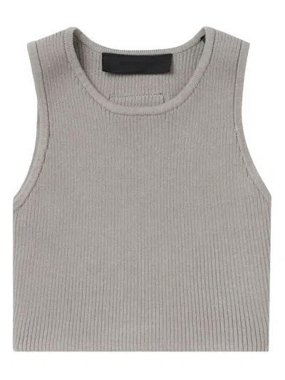 Essentials Sleeveless Top In Grey