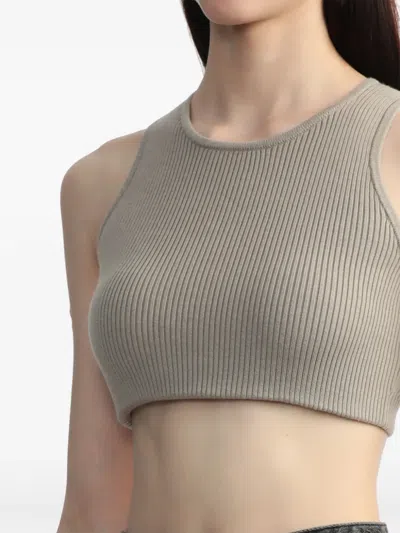 Essentials Sleeveless Top In Grey