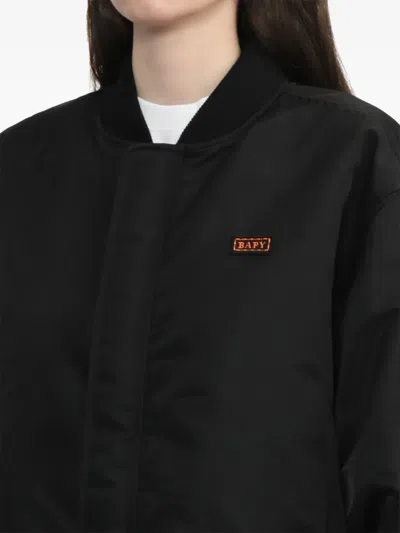 Bapy By *a Bathing Ape® Logo-patch Bomber Jacket In Black