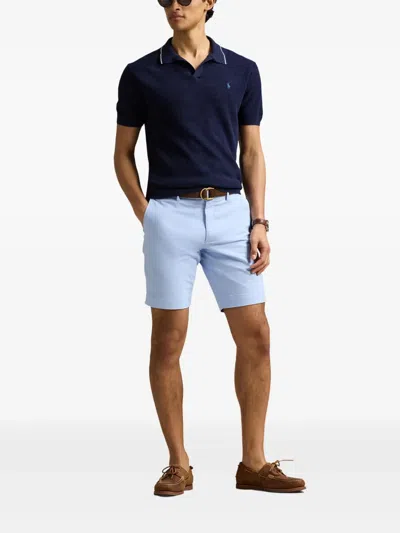 Polo Ralph Lauren Slim-fit Chino Shorts In Blue