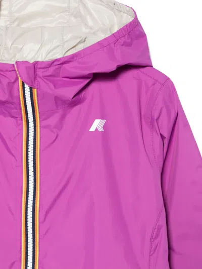 K-way Le Vrai Jacket In Purple
