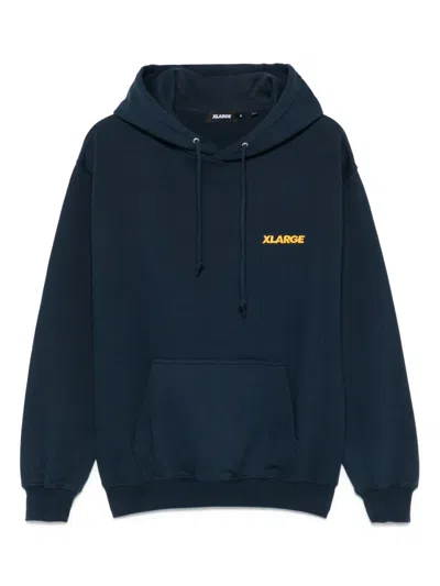 Xlarge Chenille Slanted Og Hoodie In Blue