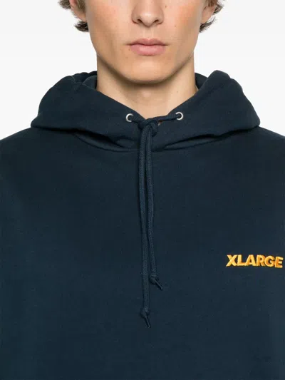 Xlarge Chenille Slanted Og Hoodie In Blue