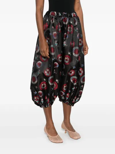 Comme Des Garçons Pants In Black Polyester In Black