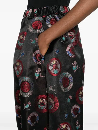 Comme Des Garçons Pants In Black Polyester In Black