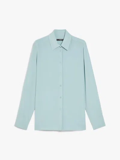Weekend Max Mara Almina Silk Shirt Back Pleat
