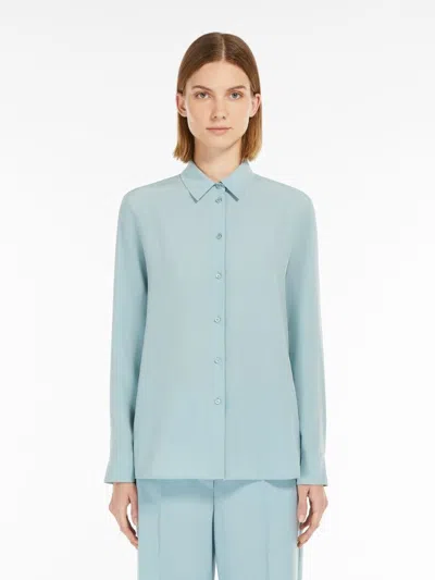 Weekend Max Mara Almina Silk Shirt Back Pleat