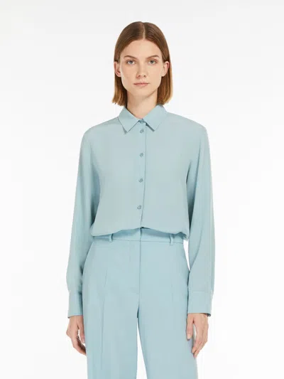 Weekend Max Mara Almina Silk Shirt Back Pleat