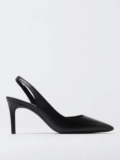 Michael Kors Alina Flex Black Slingback Pumps In Black