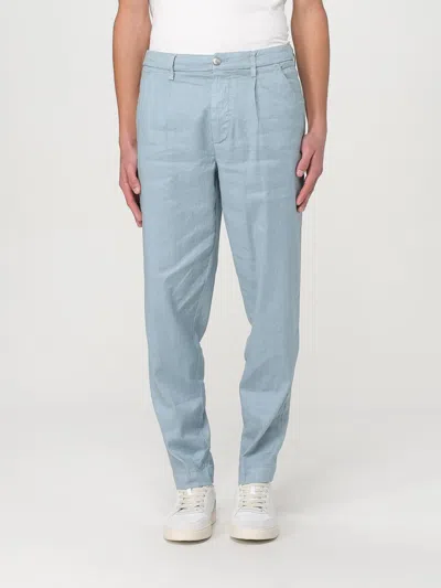 Re-hash Elastic-waist Welt-pockets Trousers In Avion