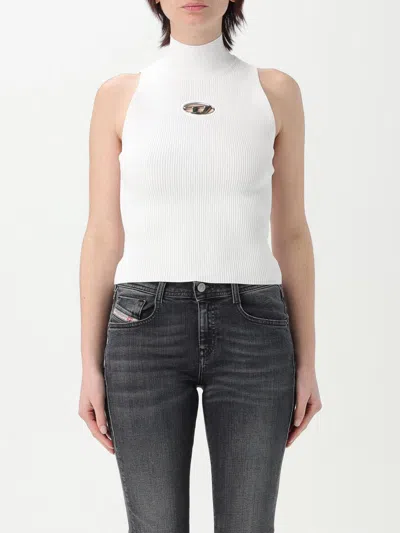 Diesel Knitted Top In White