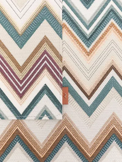 Missoni Zig-zag Placemats (set Of Two) In Neutrals