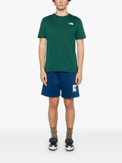 The North Face Box Nse Tee In Green