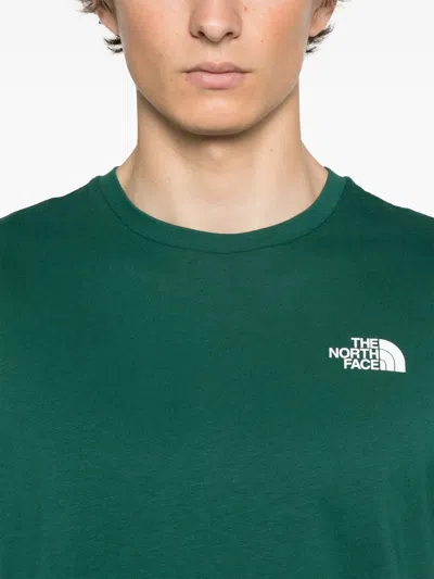 The North Face Box Nse Tee In Green