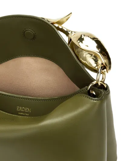 Erdem Medium Bloom Bag In Green