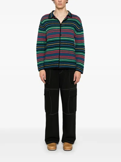 Bonsai Drawstring Cargo Pants In Black