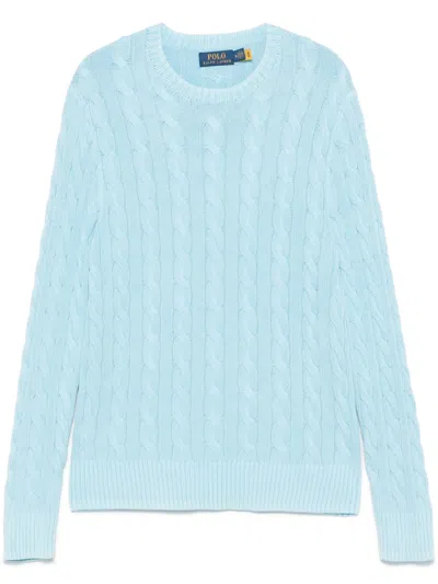 Polo Ralph Lauren Sky Blue Cable Knit Pullover