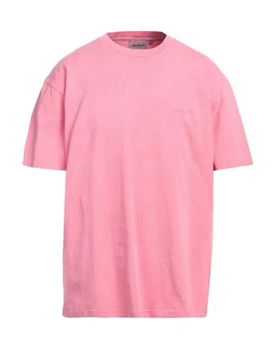 Carhartt Wip Duster Script T-shirt In Pink